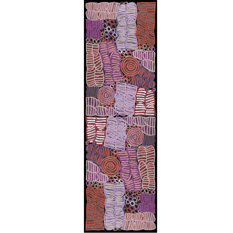 betty long silk scarf - lilacrust_00