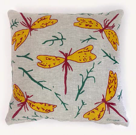 dragonfly cushion