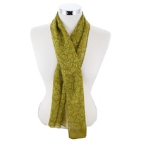 olive silk scarf at tali gallery